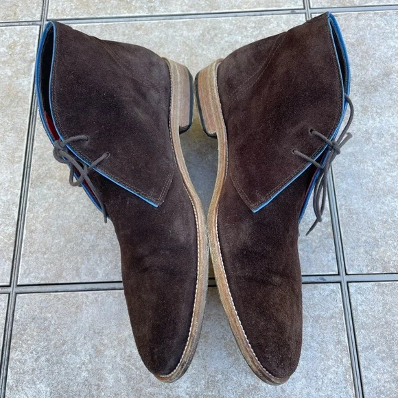 Suitsupply brown suede men boot